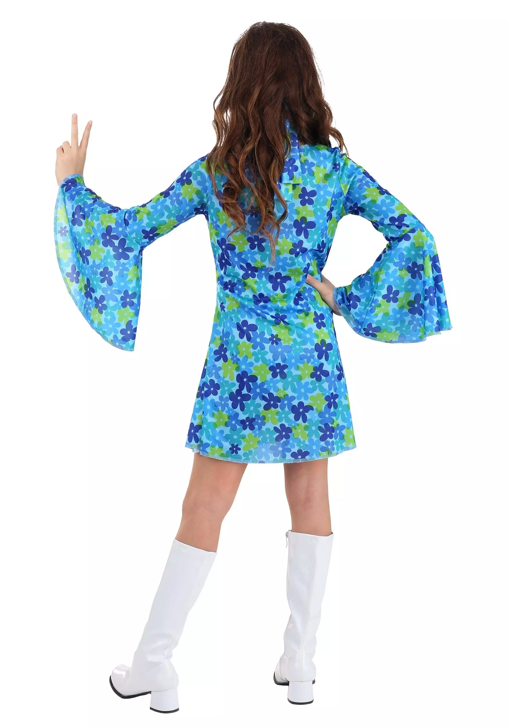 Fun Costumes Wild Flower 70s Costume Dress For Girls 4 Fun Costumes Wild Flower 70s Costume Dress For Girls - Image 2