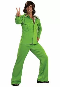 Rubies Costume Co. Inc Green Leisure Suit Costume