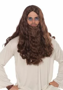 Forum Novelties, Inc Guru-vy Long Hair Wig And Beard For Men