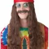California Costume Collection Hippie Man Wig And Mustache -Cheap Halloween Costume Store hippie man wig and mustache