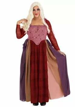 Fun Costumes Sarah Sanderson Costume For Plus Size Women From Disney's Hocus Pocus -Cheap Halloween Costume Store hocus pocus sarah sanderson plus size womens costume alt 7