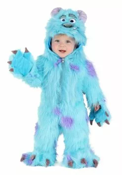 Zhenjiang Lian Yew Every Age Garment Accessories A Disney Monsters Inc Hooded Sulley Costume For Infants -Cheap Halloween Costume Store infant hooded monsters inc sulley costume alt 3
