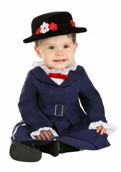 Fun Costumes Mary Poppins Infant Costume -Cheap Halloween Costume Store infant mary poppins costume alt 3
