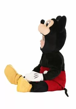 M&R TOY CO., LTD Snuggly Disney Mickey Mouse Baby Costume -Cheap Halloween Costume Store infant snuggly mickey mouse costume alt 3