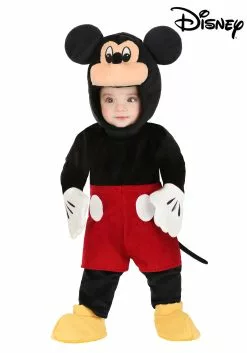 M&R TOY CO., LTD Snuggly Disney Mickey Mouse Baby Costume -Cheap Halloween Costume Store infant snuggly mickey mouse costume alt 5