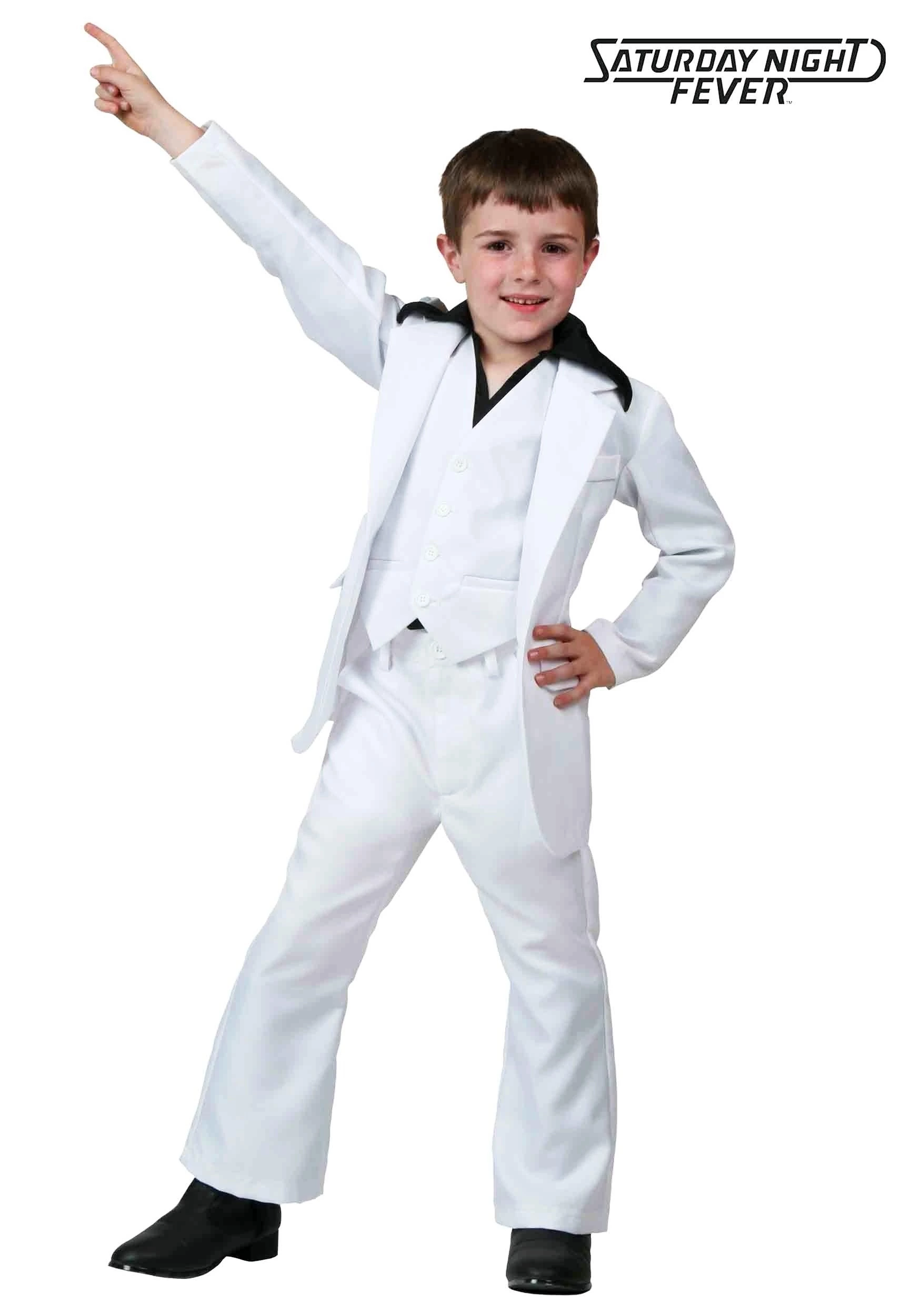 Fun Costumes Deluxe Saturday Night Fever Kid's Costume 2 Fun Costumes Deluxe Saturday Night Fever Kid's Costume