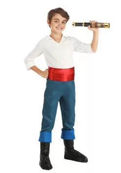 Armada Disney The Little Mermaid Prince Eric Costume For Boys -Cheap Halloween Costume Store kids prince eric costume alt 6
