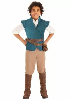 Fun Costumes Flynn Rider Costume For Kids From Disney's Tangled -Cheap Halloween Costume Store kids tangled flynn rider costume alt 6