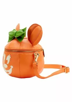 Disney Glow Face Loungefly Pumpkin Minnie Figural Crossbody Bag -Cheap Halloween Costume Store loungefly disney glow face pumpkin minnie figural alt 2