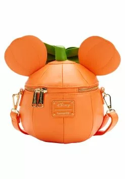 Disney Glow Face Loungefly Pumpkin Minnie Figural Crossbody Bag -Cheap Halloween Costume Store loungefly disney glow face pumpkin minnie figural alt 4