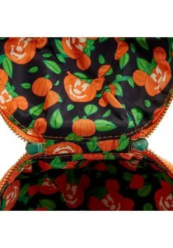 Disney Glow Face Loungefly Pumpkin Minnie Figural Crossbody Bag -Cheap Halloween Costume Store loungefly disney glow face pumpkin minnie figural alt 5