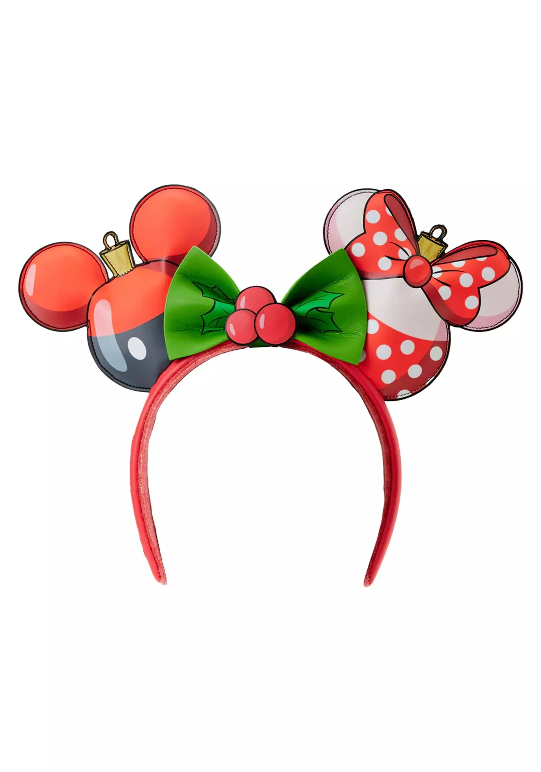 Loungefly Mickey Minnie Ornament Headband 3 Loungefly Mickey Minnie Ornament Headband