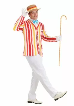 Fun Costumes Mary Poppins Bert Jacket Costume For Men -Cheap Halloween Costume Store mary poppins bert jacket costume alt 9