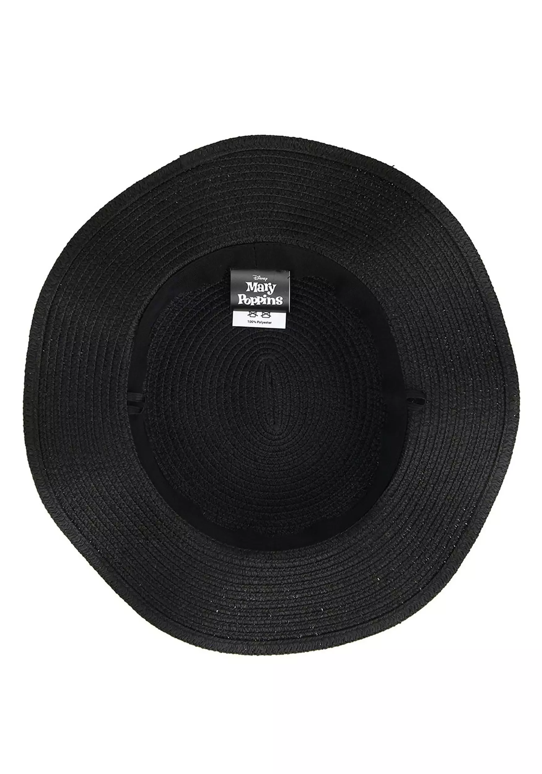 Elope Mary Poppins Black Costume Hat 4 Elope Mary Poppins Black Costume Hat - Image 2