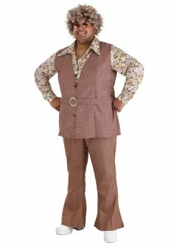 Fun Costumes Men's Plus Size 70's Vest Costume