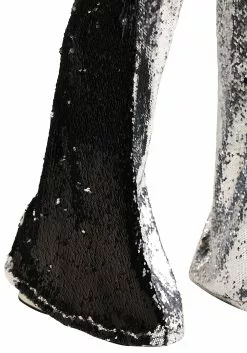 Fun Costumes Men's Reversible Sequin Disco Pants -Cheap Halloween Costume Store mens reversible sequin disco pants alt3