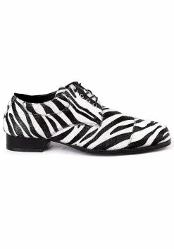 Ellie Zebra Pimp Shoe For Men