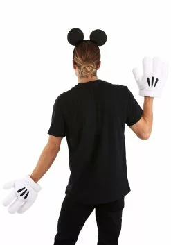 Elope Women's Mickey Ears & Glove Set -Cheap Halloween Costume Store mickey ears glove set alt 2