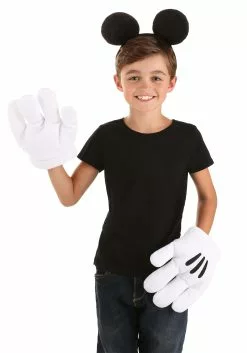 Elope Women's Mickey Ears & Glove Set -Cheap Halloween Costume Store mickey ears glove set alt 8