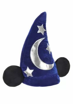 Elope Disney Classic Mickey Wizard Plush Costume Hat -Cheap Halloween Costume Store mickey wizard plush hat alt 1