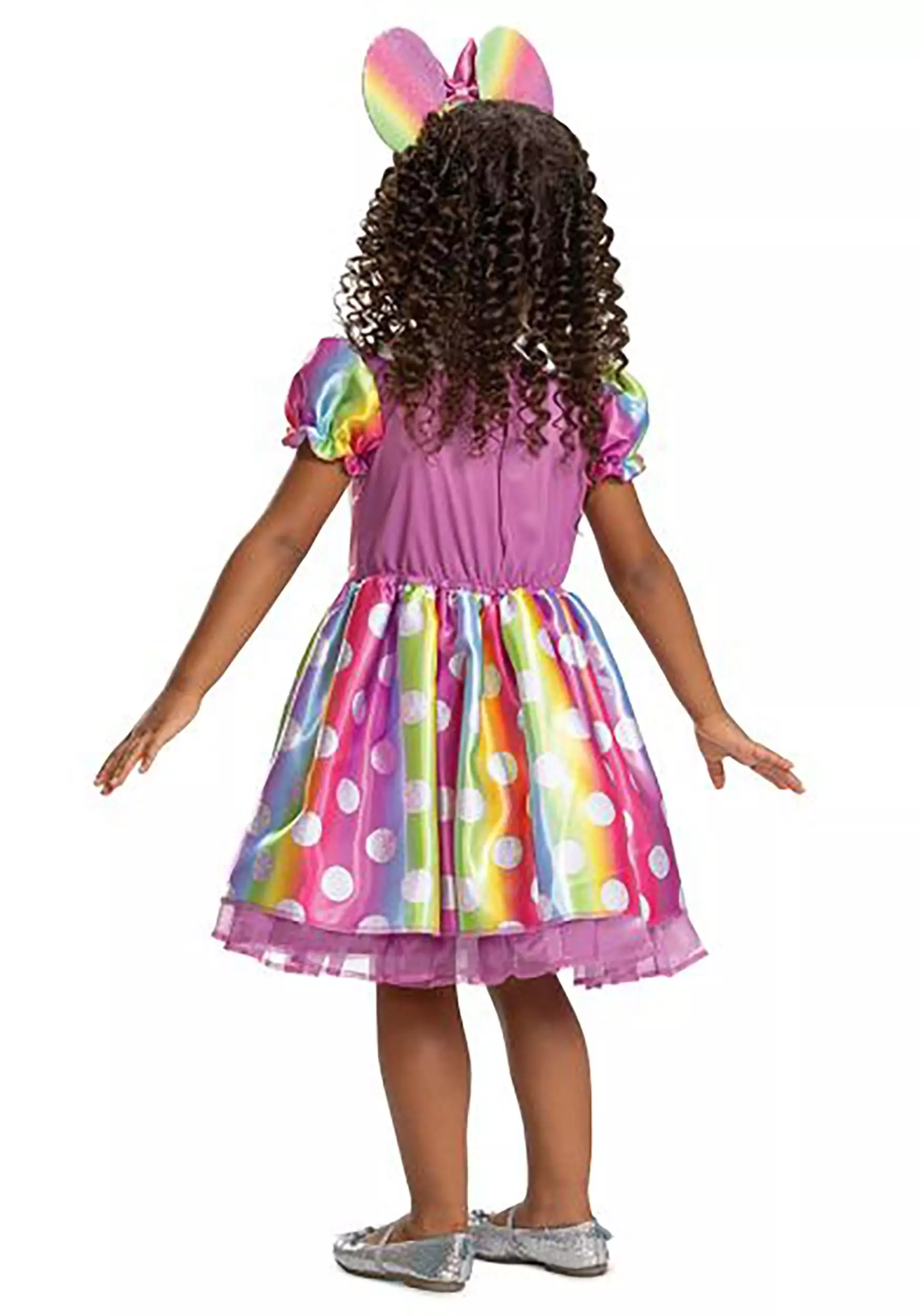 Disguise Minnie Mouse Rainbow Minnie Toddler Costume 4 Disguise Minnie Mouse Rainbow Minnie Toddler Costume - Image 2
