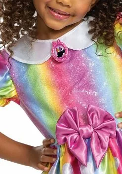Disguise Minnie Mouse Rainbow Minnie Toddler Costume 10 Disguise Minnie Mouse Rainbow Minnie Toddler Costume -Cheap Halloween Costume Store minnie mouse rainbow minnie toddler costume alt 3