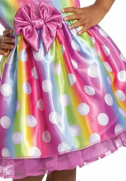 Disguise Minnie Mouse Rainbow Minnie Toddler Costume 11 Disguise Minnie Mouse Rainbow Minnie Toddler Costume -Cheap Halloween Costume Store minnie mouse rainbow minnie toddler costume alt 4