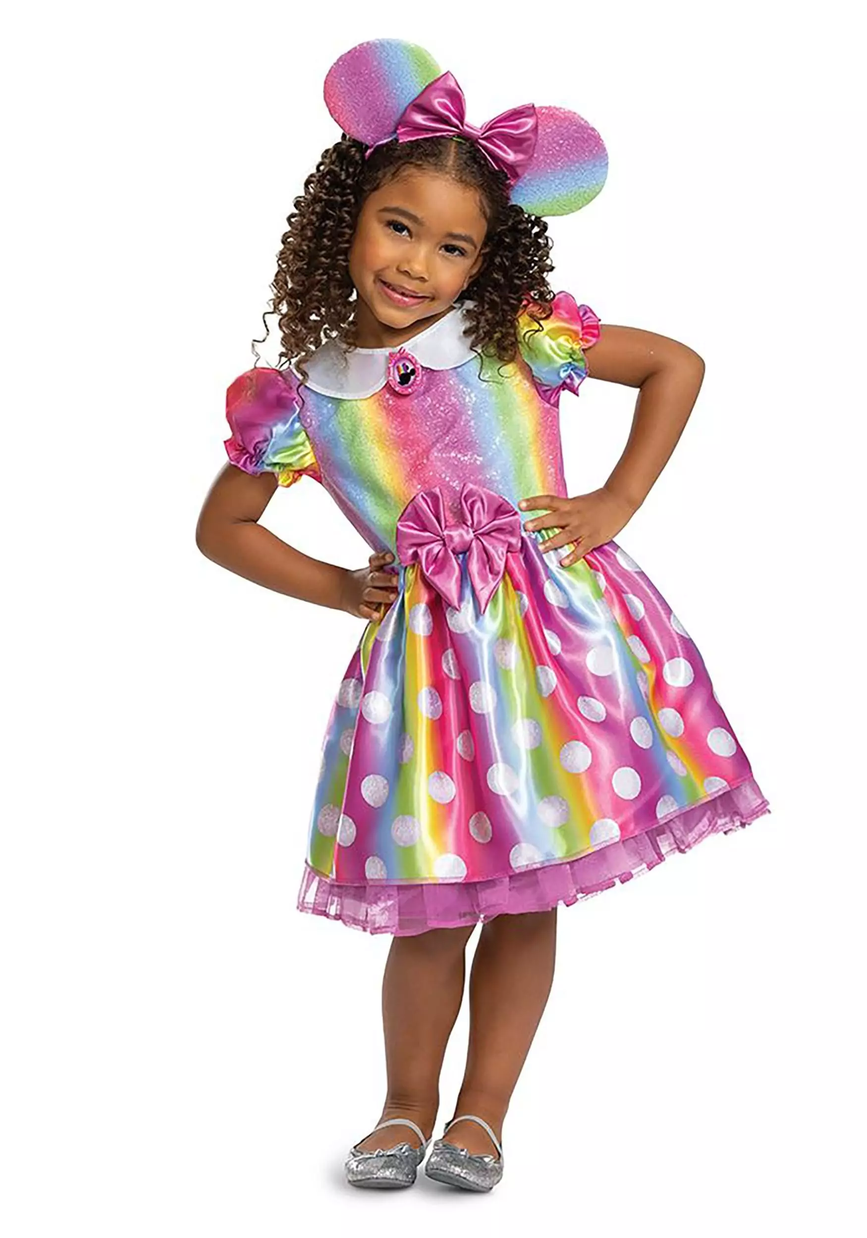 Disguise Minnie Mouse Rainbow Minnie Toddler Costume 3 Disguise Minnie Mouse Rainbow Minnie Toddler Costume