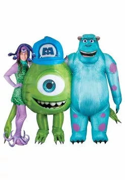 Disguise Limited Monsters Inc Sulley Inflatable Costume For Adults -Cheap Halloween Costume Store monsters inc adult sulley inflatable costume alt 3