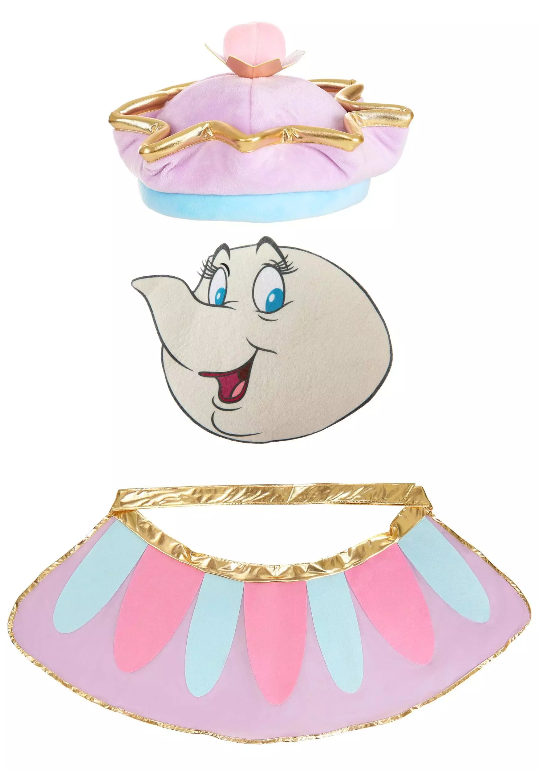 Elope Disney Women's Mrs. Potts Costume Accessory Kit 8 Elope Disney Women's Mrs. Potts Costume Accessory Kit - Image 6