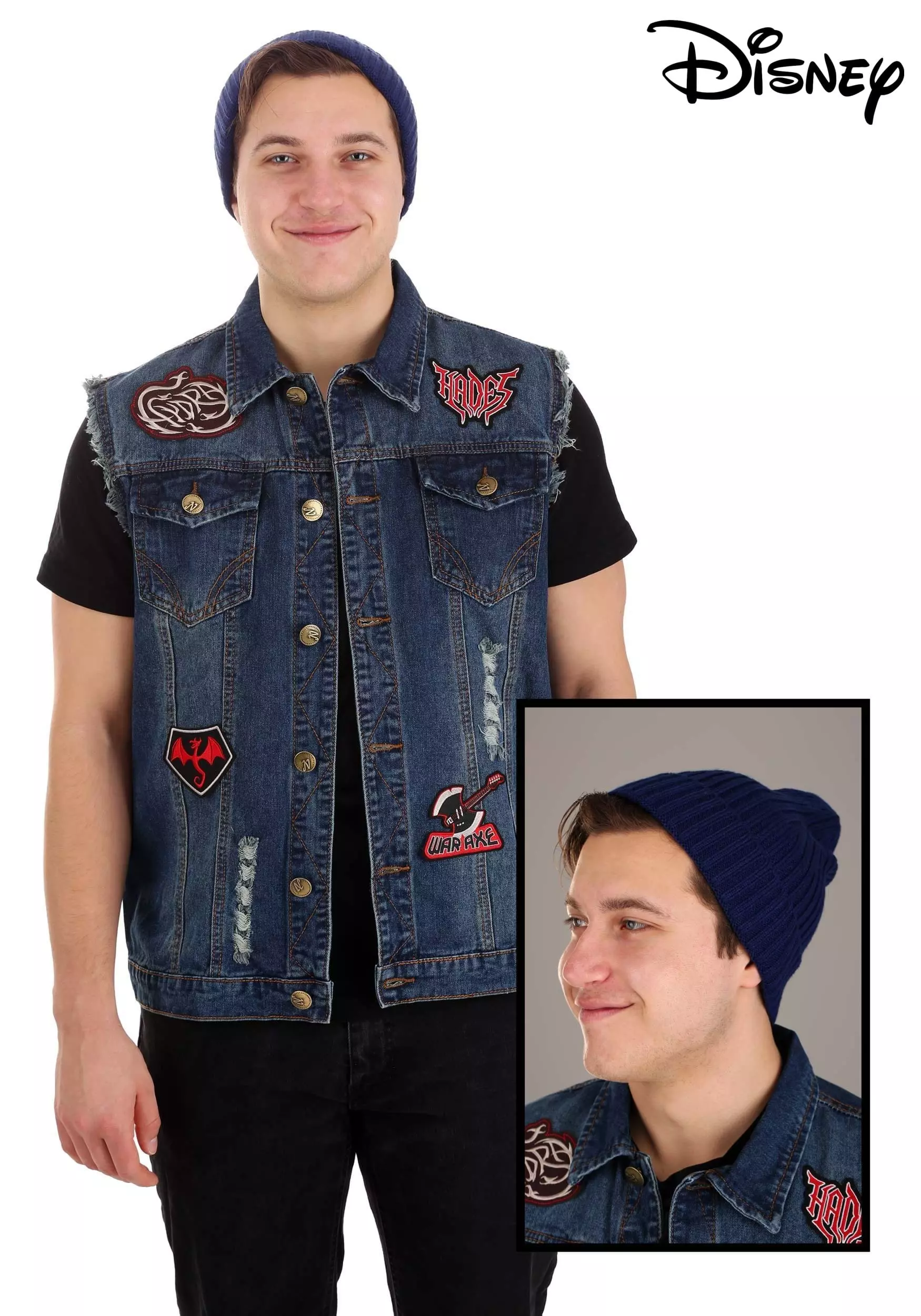 Elope Disney Onward Barley Lightfoot Hat & Patch Set 3 Elope Disney Onward Barley Lightfoot Hat & Patch Set