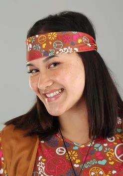 Fun World Peace & Love Plus Size Costume -Cheap Halloween Costume Store peace love plus size costume alt 2