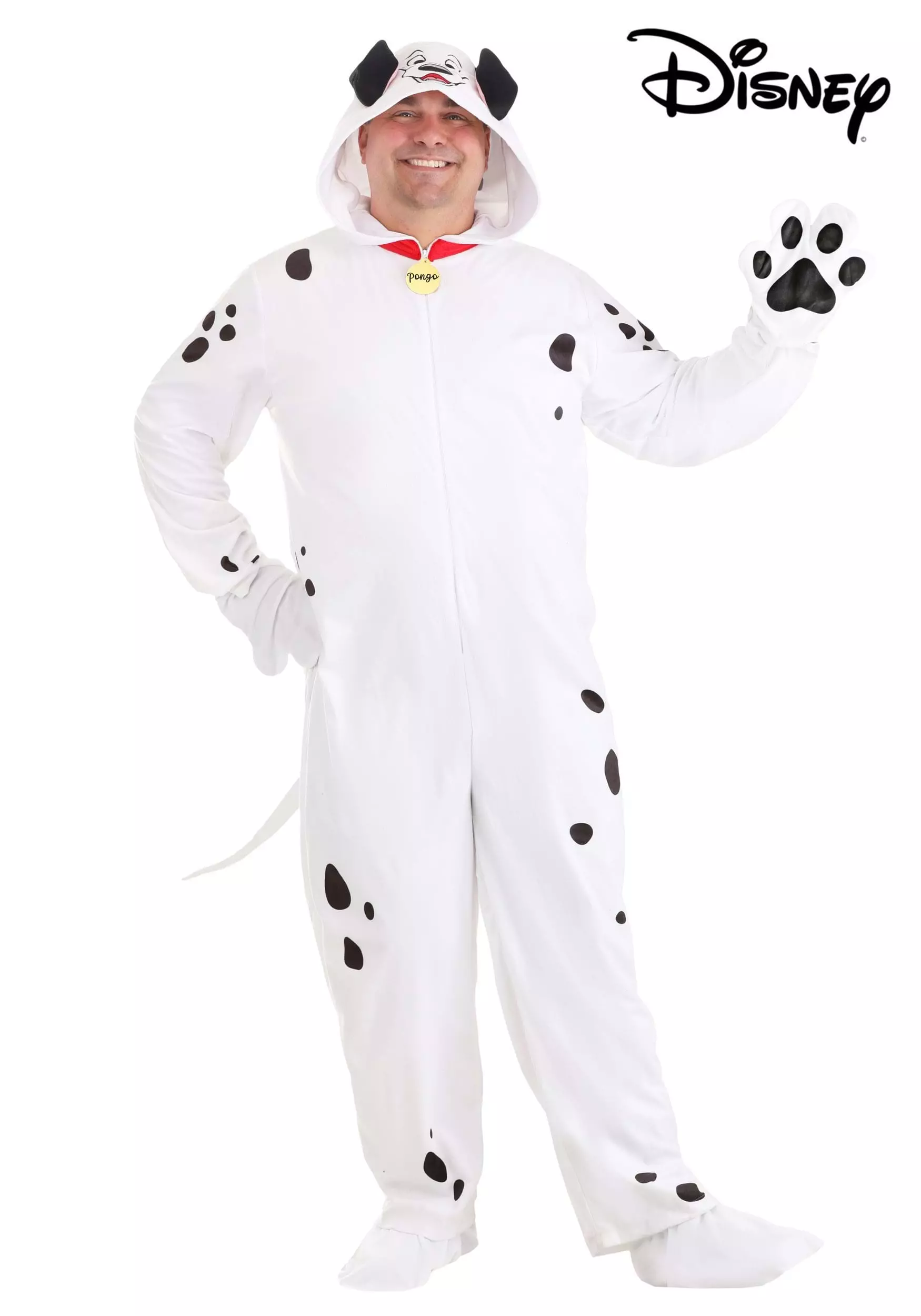 Fun Costumes Pongo Costume For Plus Size Men From Disney's 101 Dalmatians 5 Fun Costumes Pongo Costume For Plus Size Men From Disney's 101 Dalmatians - Image 3