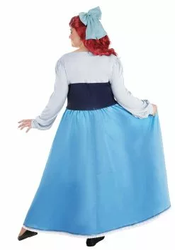 Armada Disney Plus Size Little Mermaid Ariel Costume Dress For Women -Cheap Halloween Costume Store plus size ariel blue dress costume alt 4