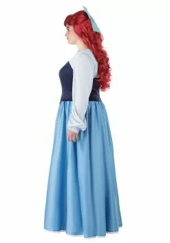 Armada Disney Plus Size Little Mermaid Ariel Costume Dress For Women -Cheap Halloween Costume Store plus size ariel blue dress costume alt 5