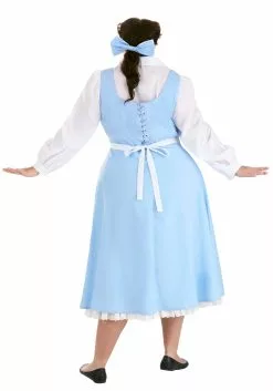 Fun Costumes Belle Blue Dress Costume For Plus Size Women From Disney's Beauty And The Beast 13 Fun Costumes Belle Blue Dress Costume For Plus Size Women From Disney's Beauty And The Beast -Cheap Halloween Costume Store plus size beauty and the beast belle blue dress alt 5
