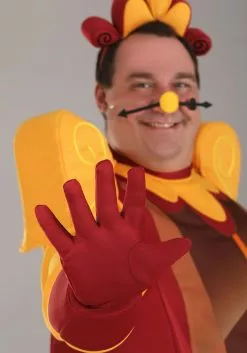 Fun Costumes Cogsworth Costume For Plus Size Men From Disney's Beauty And The Beast 17 Fun Costumes Cogsworth Costume For Plus Size Men From Disney's Beauty And The Beast -Cheap Halloween Costume Store plus size beauty and the beast cogsworth costume alt 3