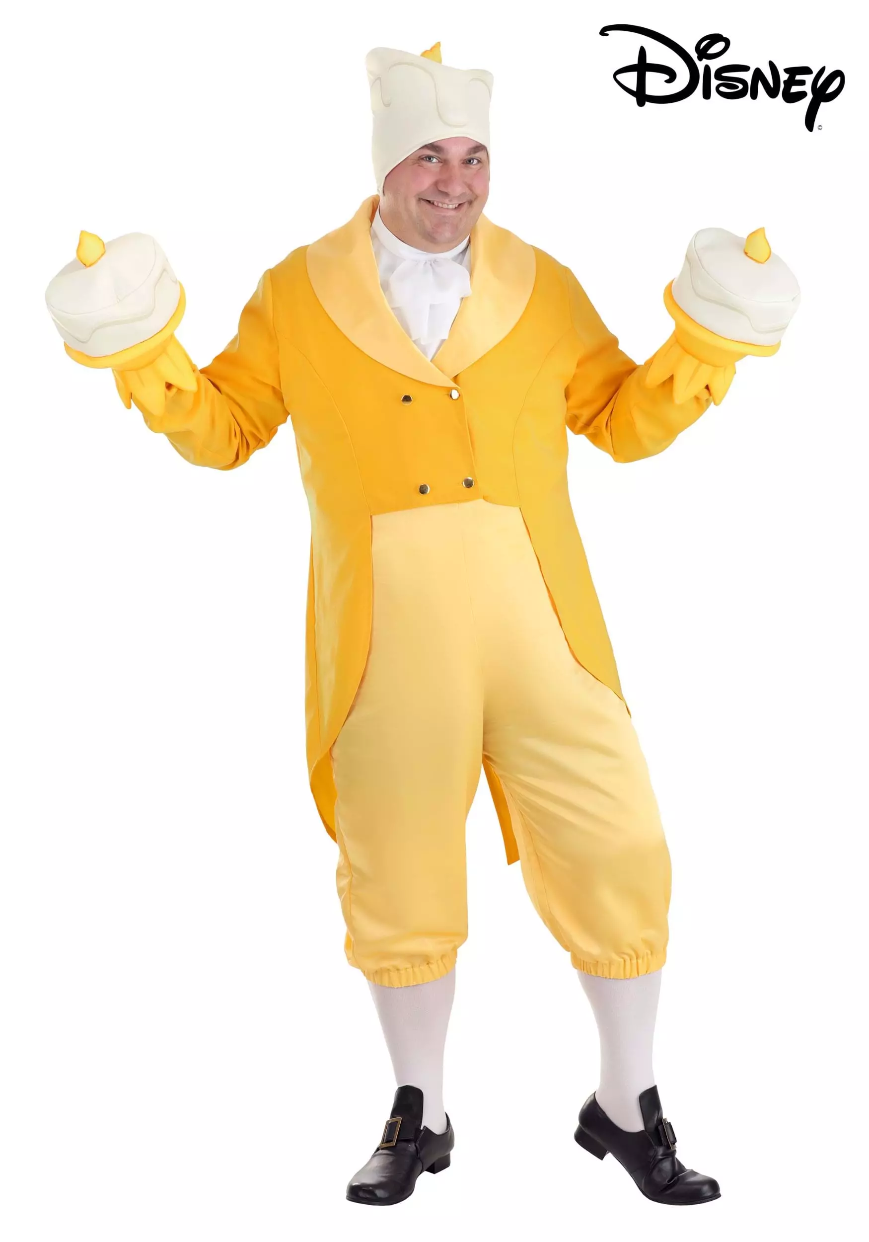 Fun Costumes Lumiere Costume For Plus Size Men From Disney's Beauty And The Beast 4 Fun Costumes Lumiere Costume For Plus Size Men From Disney's Beauty And The Beast - Image 2