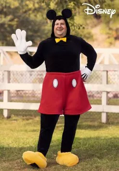 Fun Costumes Disney Plus Size Deluxe Mickey Mouse Costume For Adults
