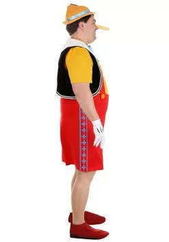 Fun Costumes Adult Plus Size Deluxe Disney Pinocchio Costume -Cheap Halloween Costume Store plus size deluxe pinocchio costume alt 3