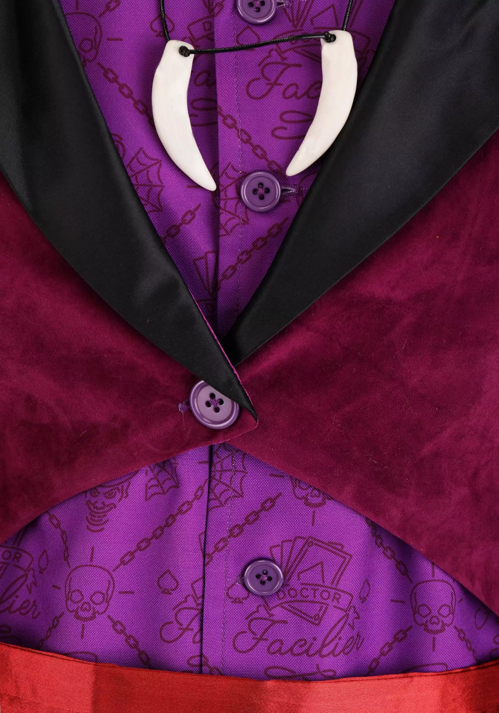 Fun Costumes Disney Plus Size Dr. Facilier Costume For Adults 5 Fun Costumes Disney Plus Size Dr. Facilier Costume For Adults - Image 3