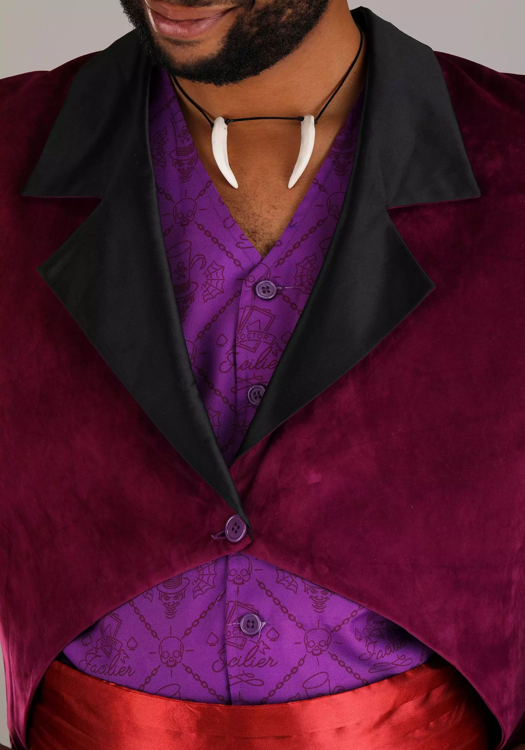 Fun Costumes Disney Plus Size Dr. Facilier Costume For Adults 7 Fun Costumes Disney Plus Size Dr. Facilier Costume For Adults - Image 5