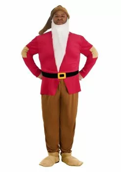 Fun Costumes Adult Plus Size Disney Snow White Grumpy Dwarf Costume -Cheap Halloween Costume Store plus size grumpy dwarf costume alt 3