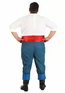 Armada Plus Size Disney Prince Eric Costume For Adults -Cheap Halloween Costume Store plus size prince eric costume alt 4