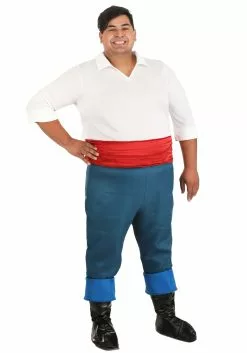 Armada Plus Size Disney Prince Eric Costume For Adults -Cheap Halloween Costume Store plus size prince eric costume alt 6