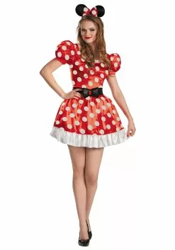 Disguise Plus Size Red Minnie Classic Costume
