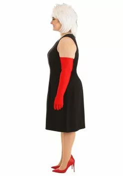 Fun Costumes Cruella De Vil Coat Costume For Plus Size Women From Disney's 101 Dalmatians 24 Fun Costumes Cruella De Vil Coat Costume For Plus Size Women From Disney's 101 Dalmatians -Cheap Halloween Costume Store plus size womens deluxe cruella de vil costume alt 10