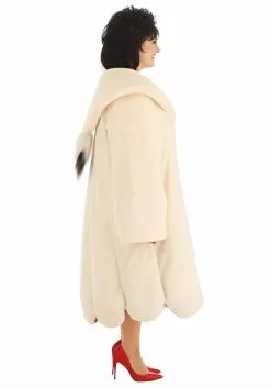 Fun Costumes Cruella De Vil Coat Costume For Plus Size Women From Disney's 101 Dalmatians 22 Fun Costumes Cruella De Vil Coat Costume For Plus Size Women From Disney's 101 Dalmatians -Cheap Halloween Costume Store plus size womens deluxe cruella de vil costume alt 11