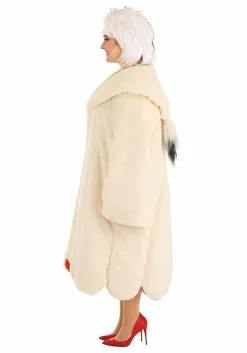 Fun Costumes Cruella De Vil Coat Costume For Plus Size Women From Disney's 101 Dalmatians 21 Fun Costumes Cruella De Vil Coat Costume For Plus Size Women From Disney's 101 Dalmatians -Cheap Halloween Costume Store plus size womens deluxe cruella de vil costume alt 9