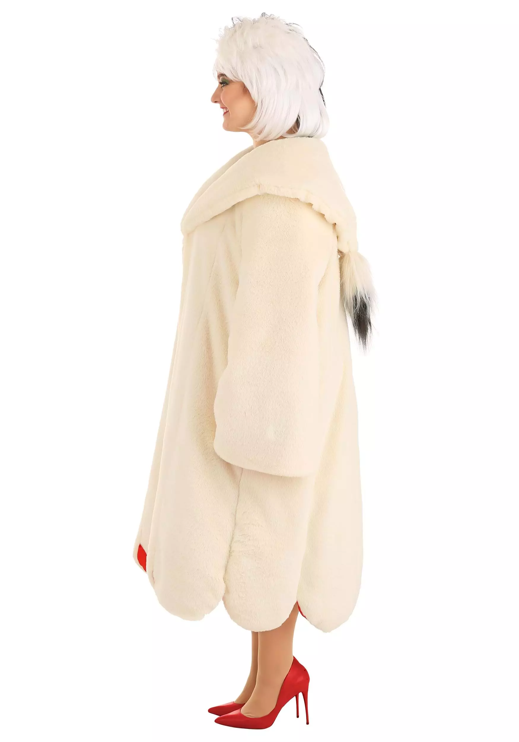 Fun Costumes Cruella De Vil Coat Costume For Plus Size Women From Disney's 101 Dalmatians 9 Fun Costumes Cruella De Vil Coat Costume For Plus Size Women From Disney's 101 Dalmatians - Image 7